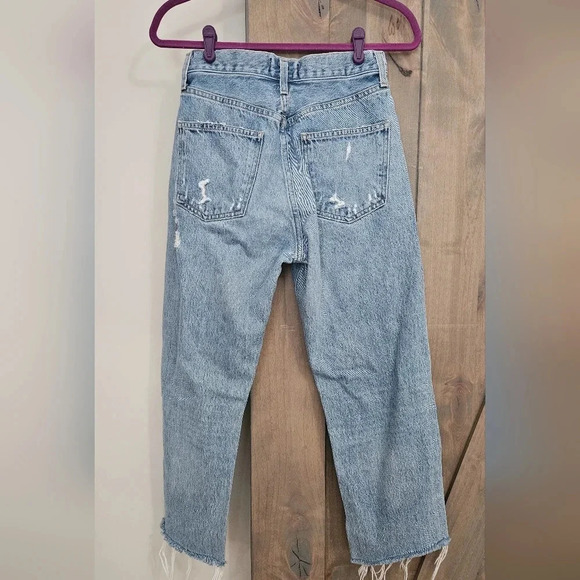 AGOLDE 90's Mid Rise Loose Fit in Fall Out. Size 24 - Picture 11 of 12